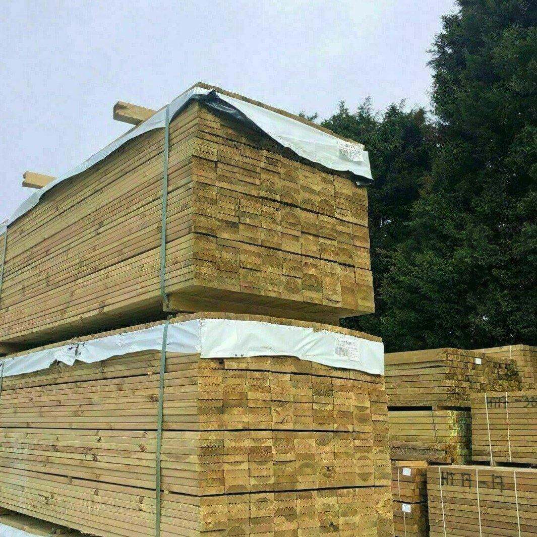 Timber Decking Boards 125mm Wide x 28mm Thick - Image 4